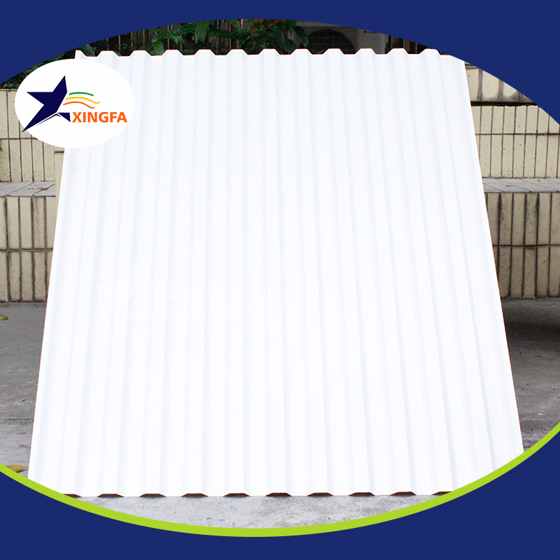 中山加强版3.5厚度蓝面白底PVC塑料瓦 陶瓷原料化工厂用pvc波纹瓦 出厂价直销全国